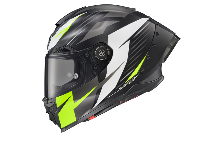 APEX EXO-WARP FULL FACE HELMET DILITHIUM BLK/WHIT/HI-VIS