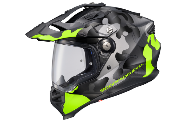 XT9000 CARBON FULL FACE HELMET GILLEY HI-VIS/GREY