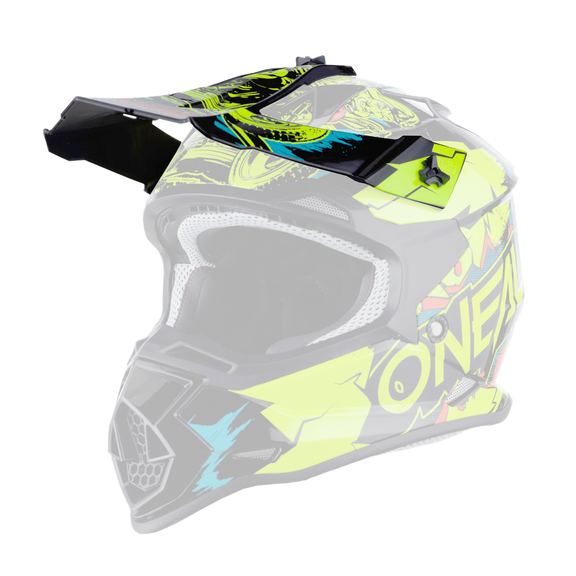 Replacement 2 SRS Villain Neon Yellow visor undefined