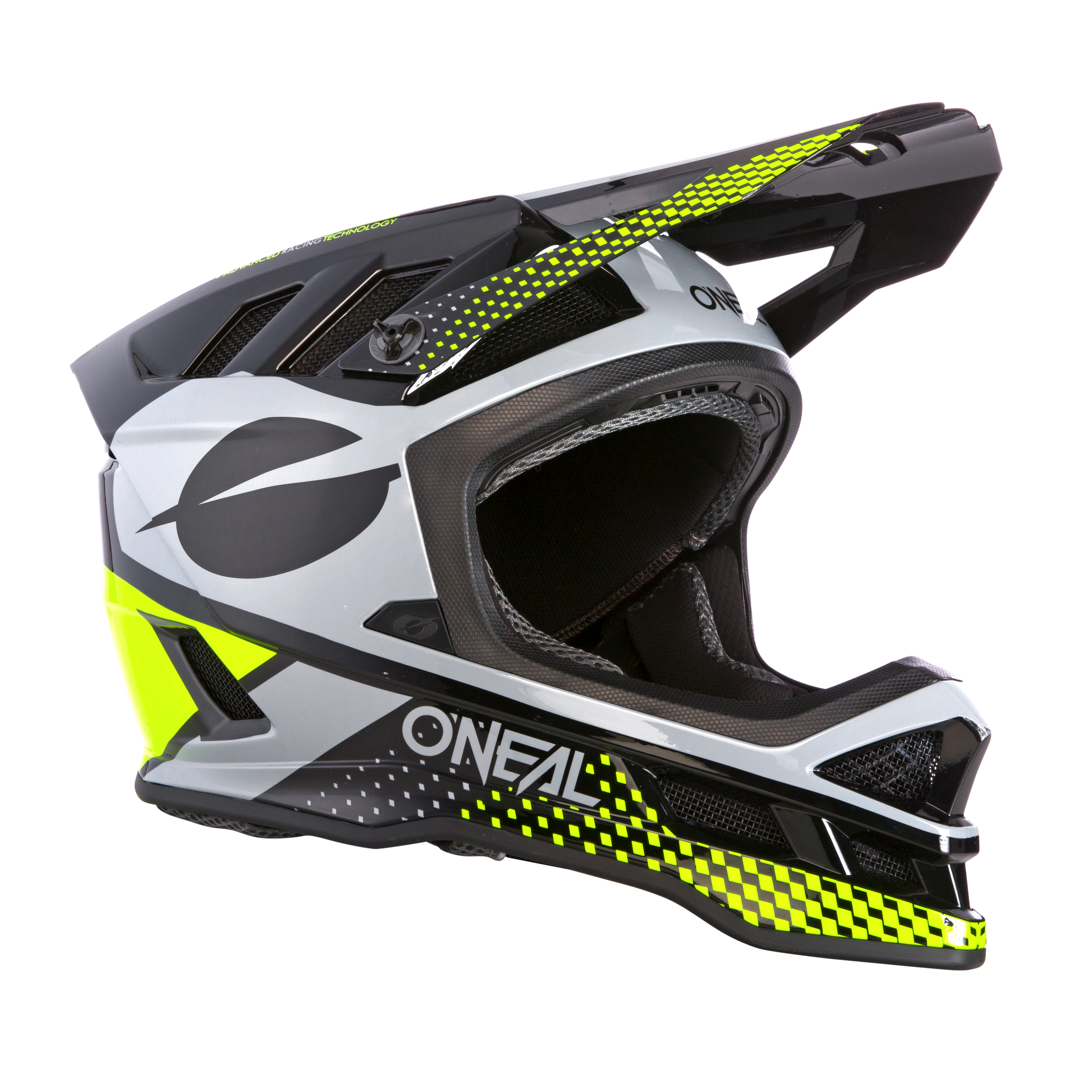 O'Neal Blade Polyacrylite Helmet Ace Black/Neon Yellow