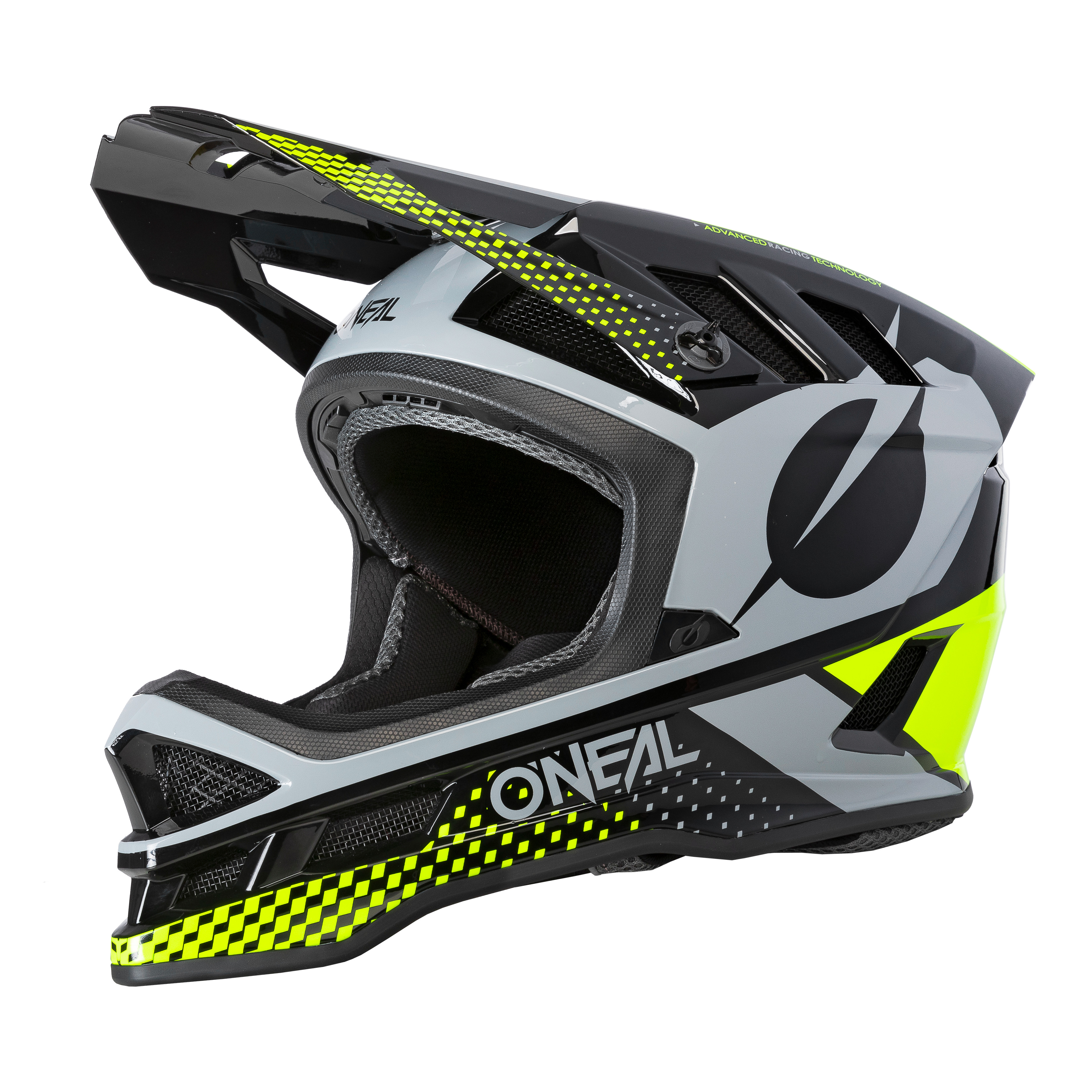 O'Neal Blade Polyacrylite Helmet Ace Black/Neon Yellow