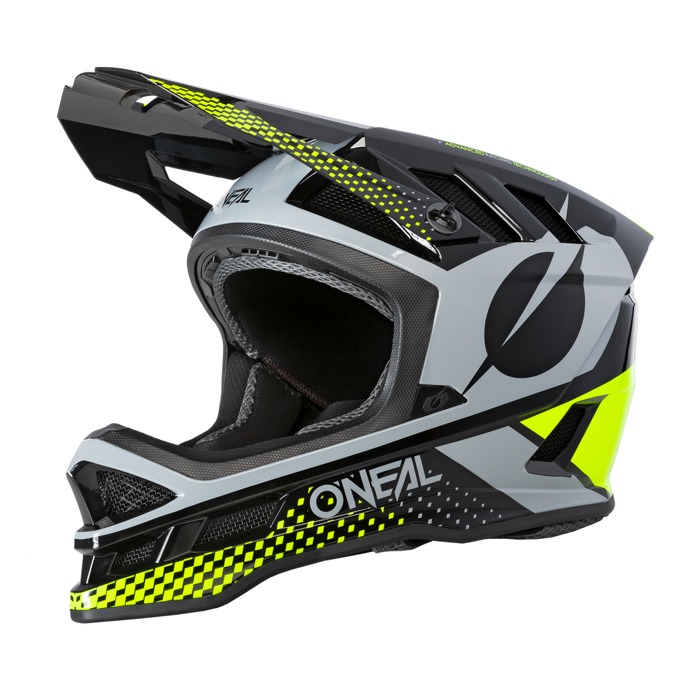 O'Neal Blade Polyacrylite Helmet Ace Black/Neon Yellow