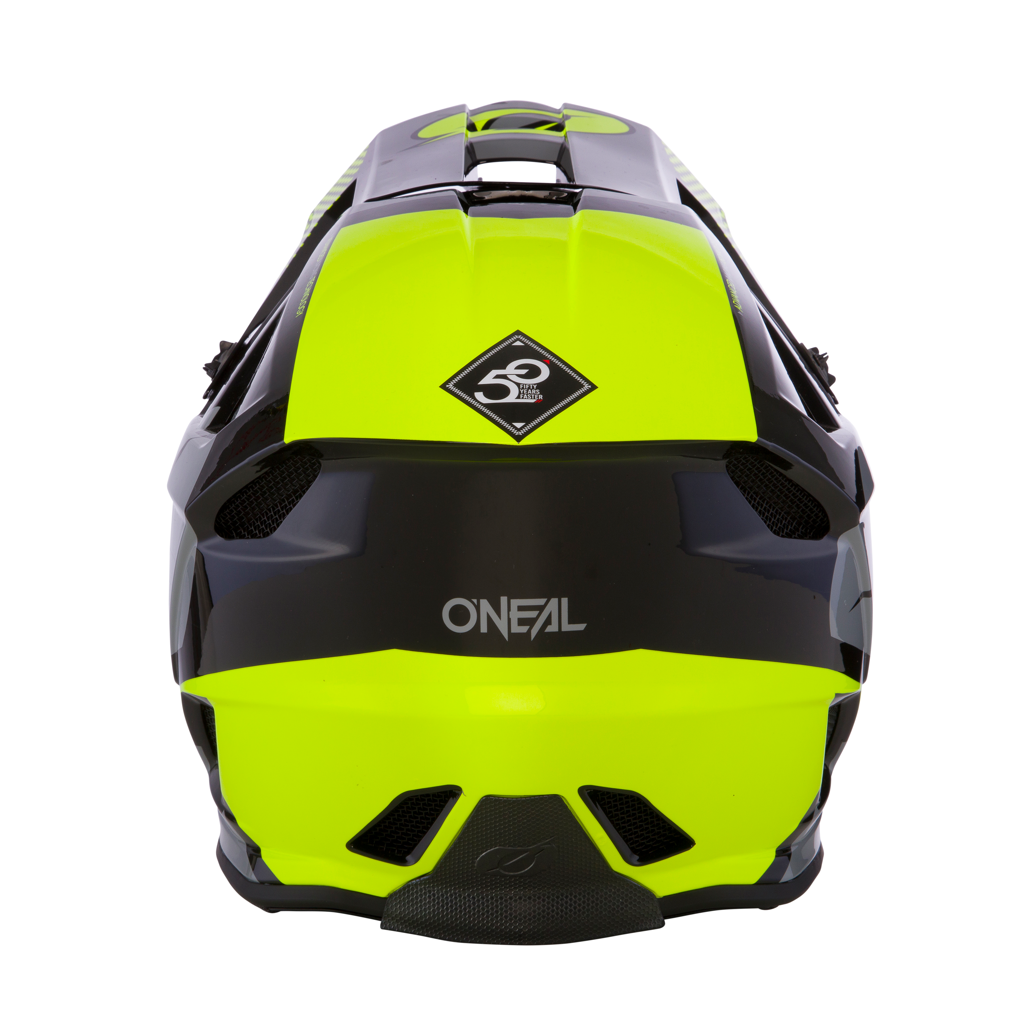 O'Neal Blade Polyacrylite Helmet Ace Black/Neon Yellow