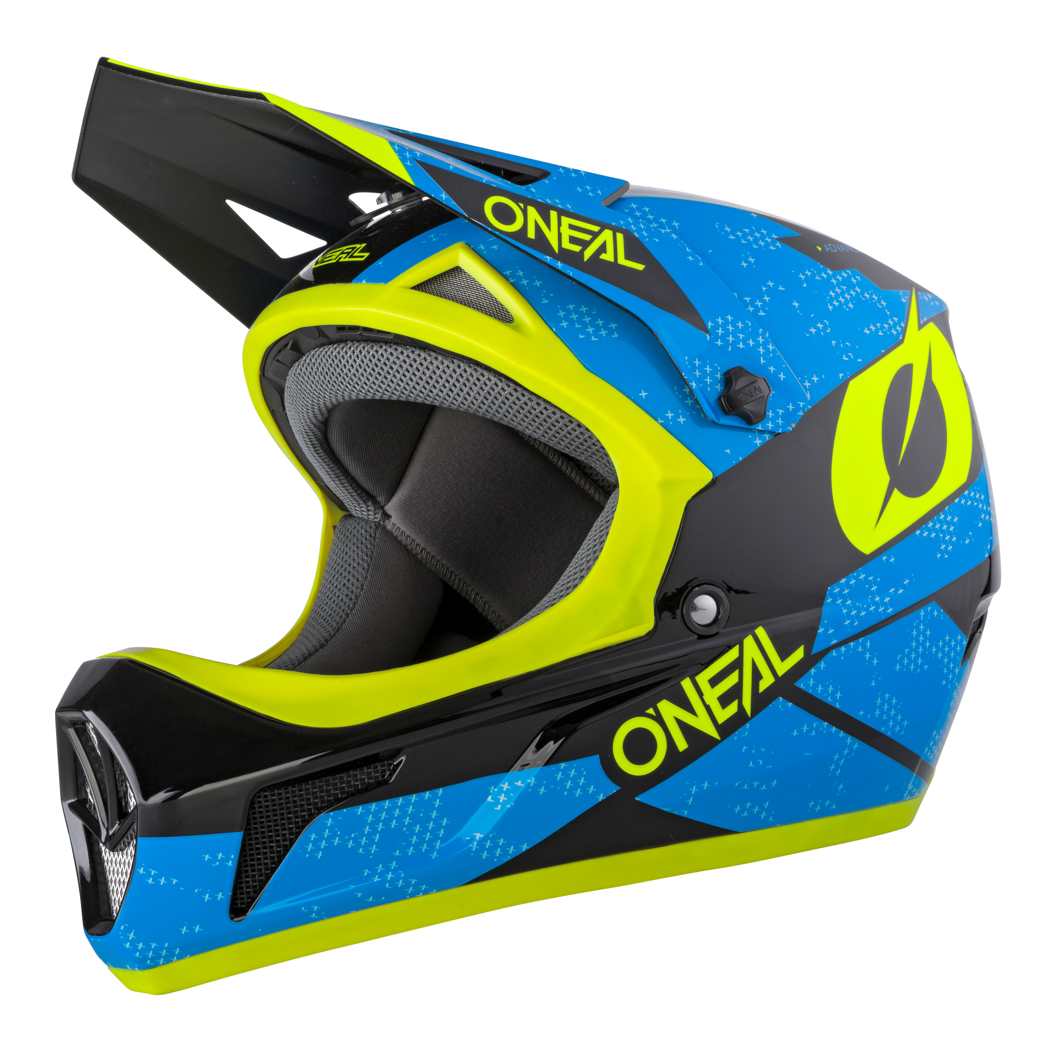 O'Neal SONUS Deft Helmet | BLUE/NEON YELLOW - CYCLING
