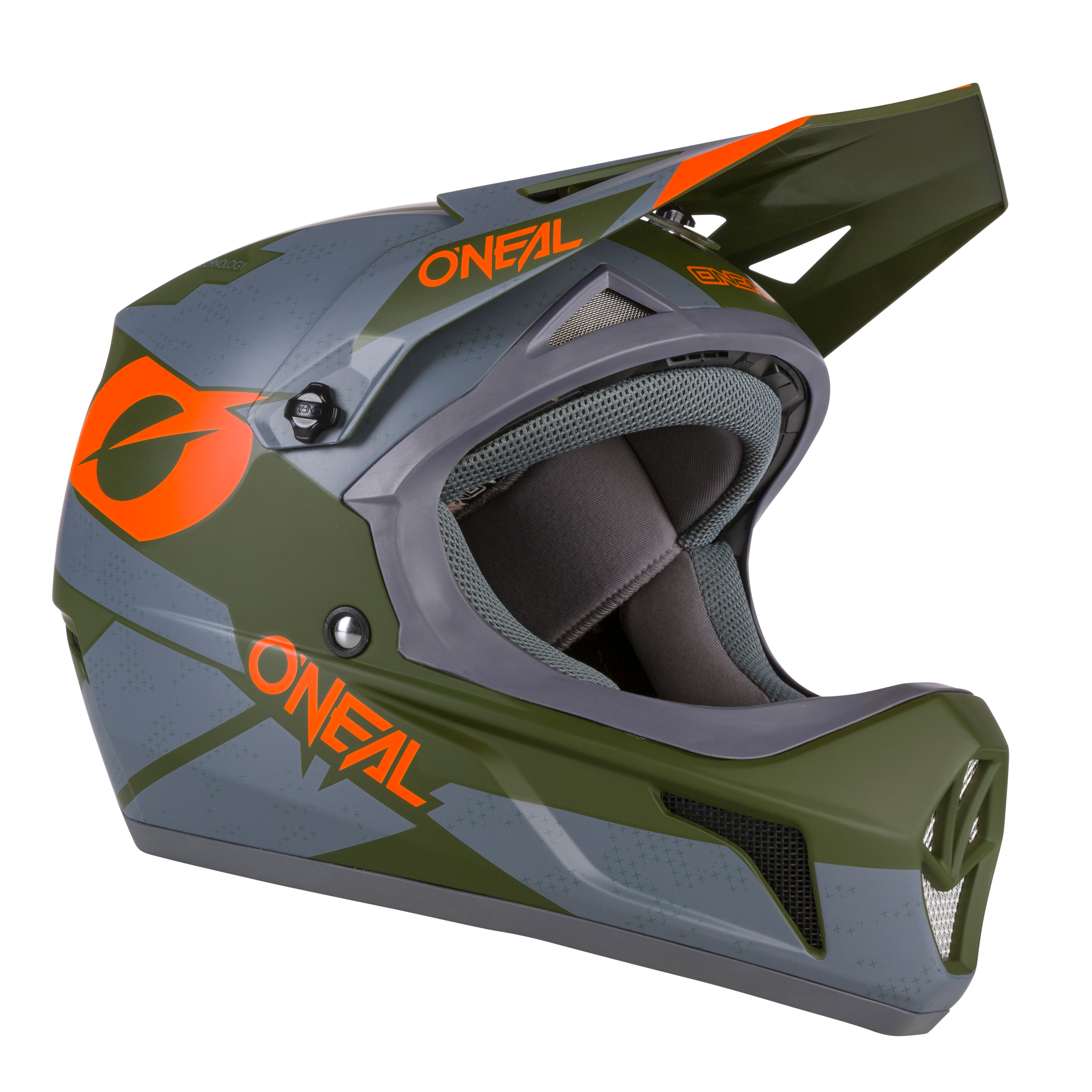 O'Neal SONUS Deft Helmet | GRAY/OLIVE - CYCLING