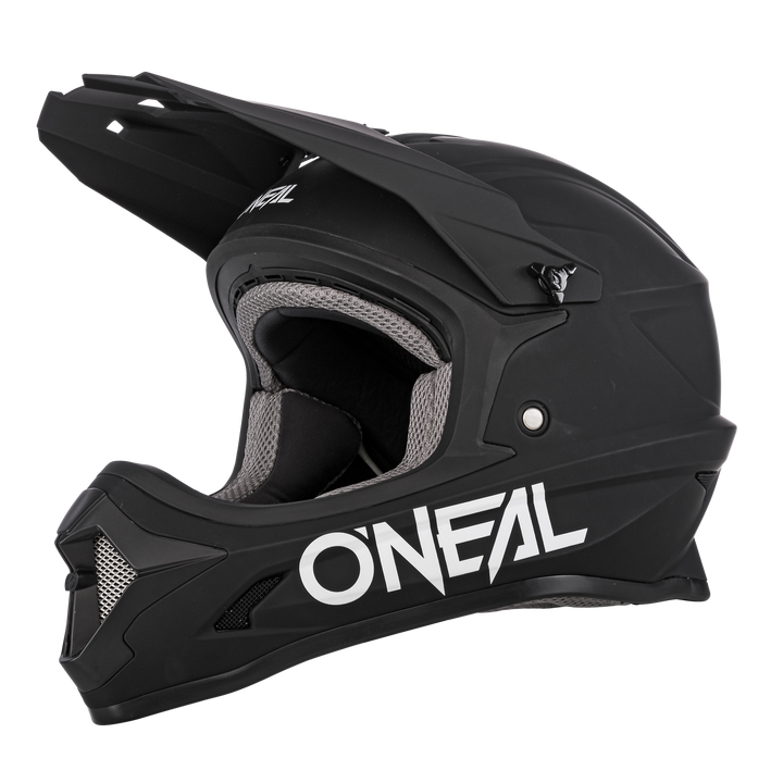 1 SRS Youth Solid Helmet Black