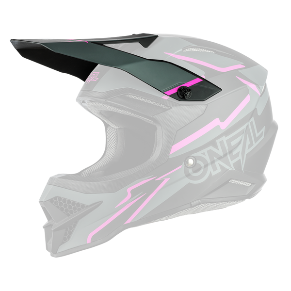 Replacement 3 SRS Voltage Black/Pink Helmet Visor