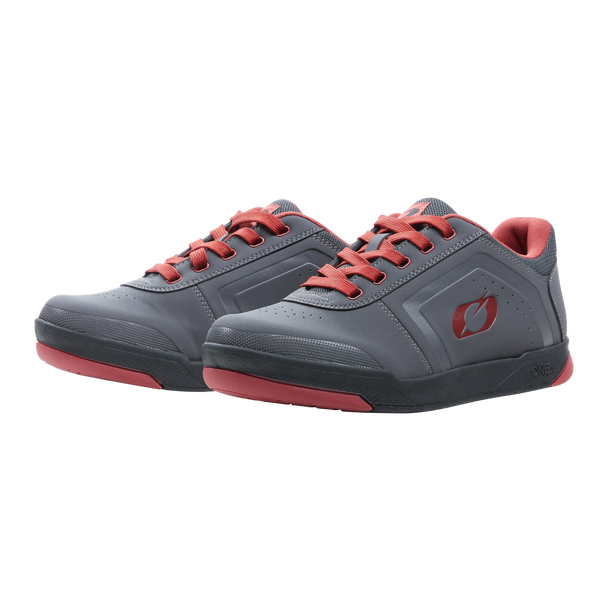 Pinned Flat Pedal Shoe Gray/Red