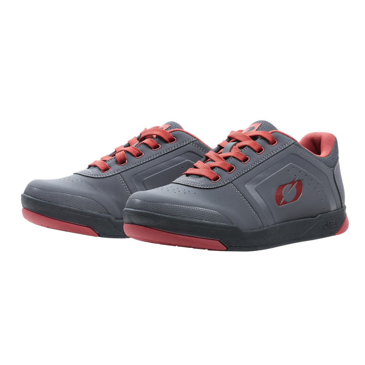 Pinned Flat Pedal Shoe Gray/Red
