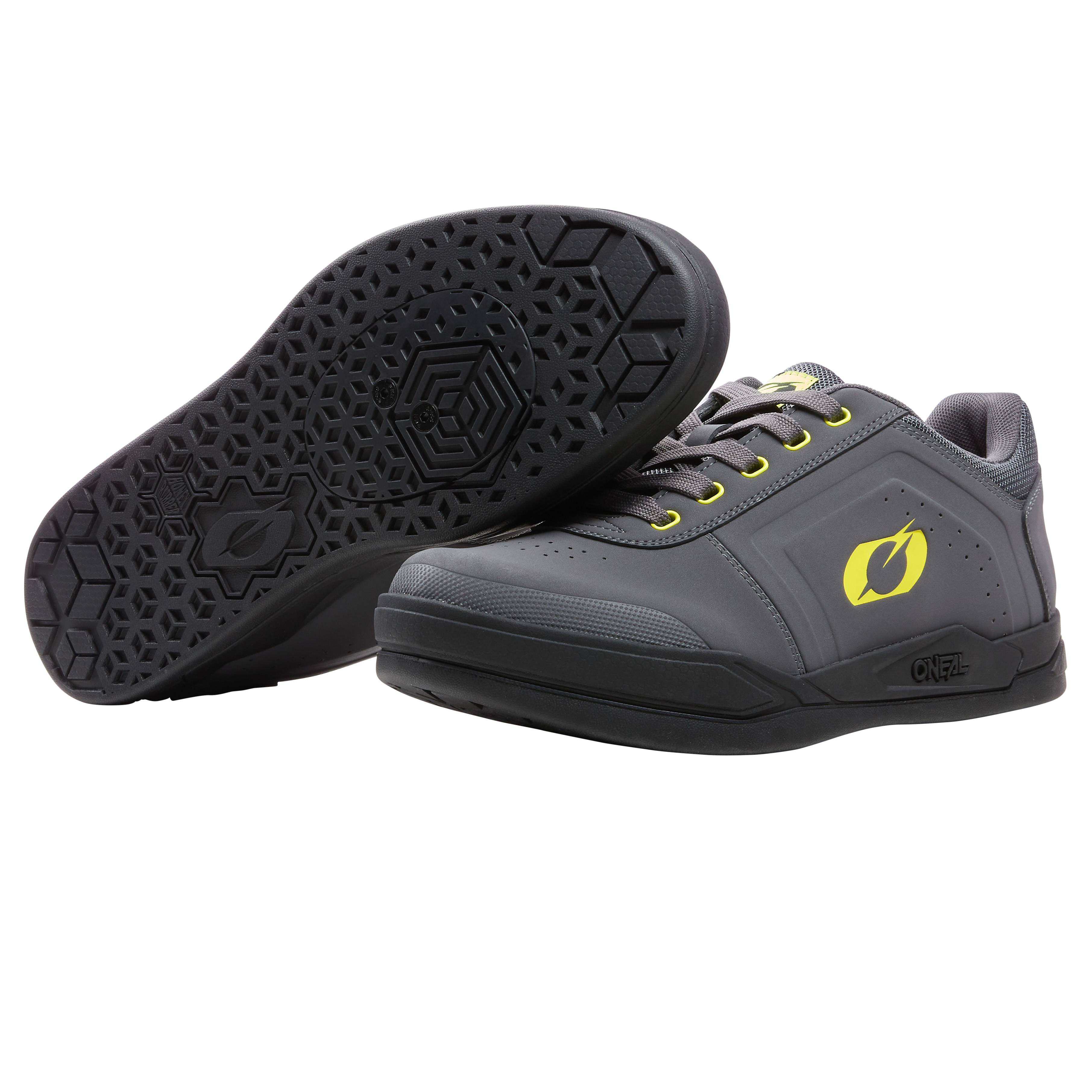 O'Neal Pinned SPD Shoe Gray/Neon Yellow