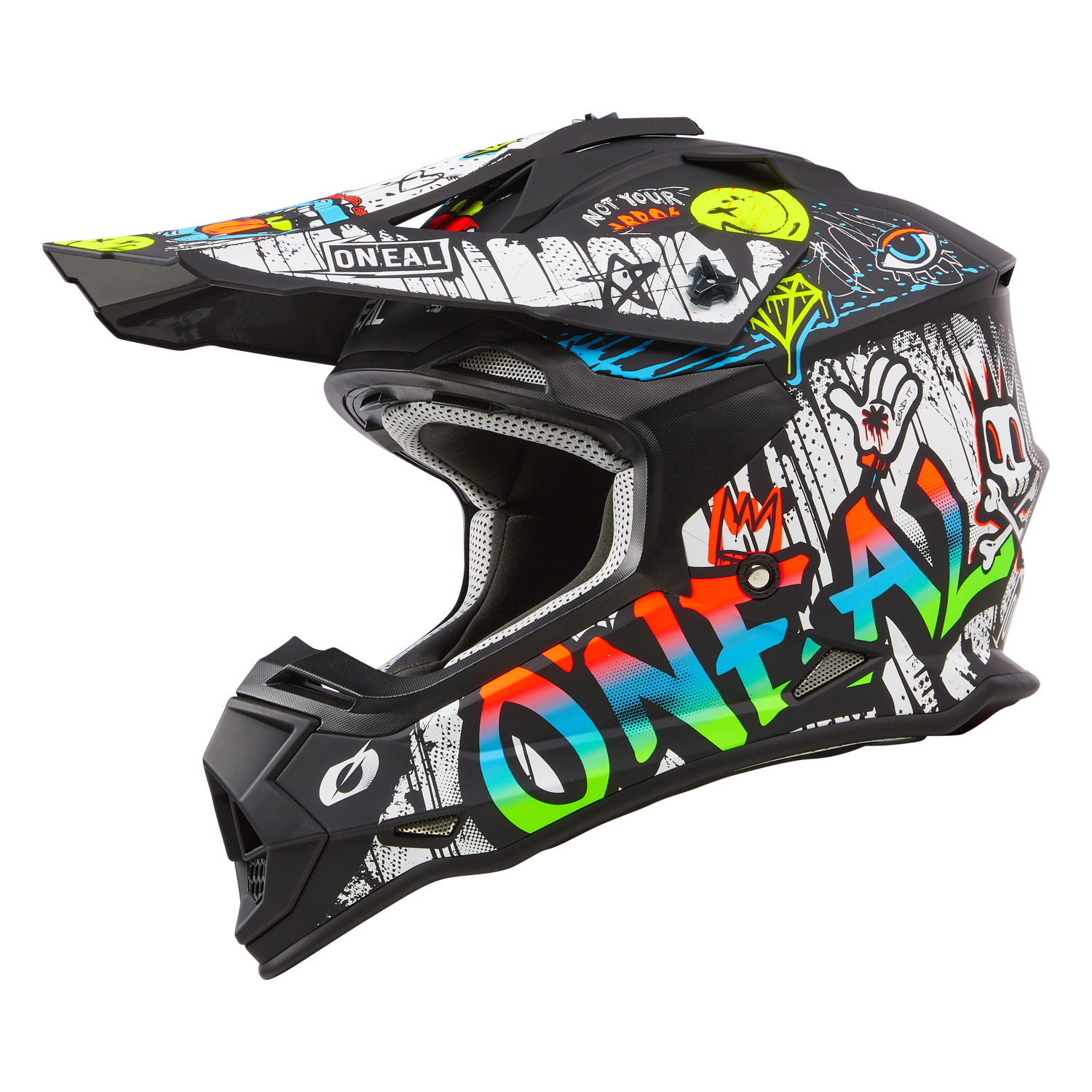 O'Neal 2 SRS Rancid Helmet Black/White