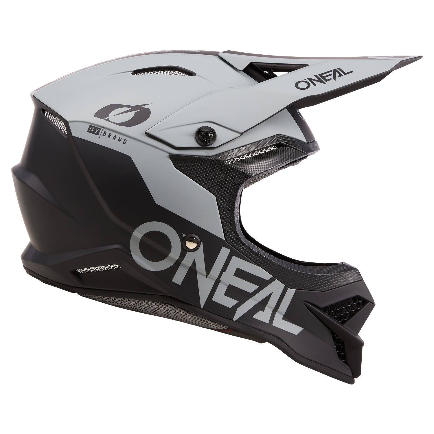 O'Neal 3 SRS Solid Helmet Black/Cement