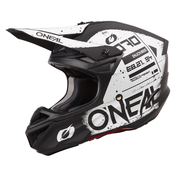 5 SRS Scarz Helmet Black/White