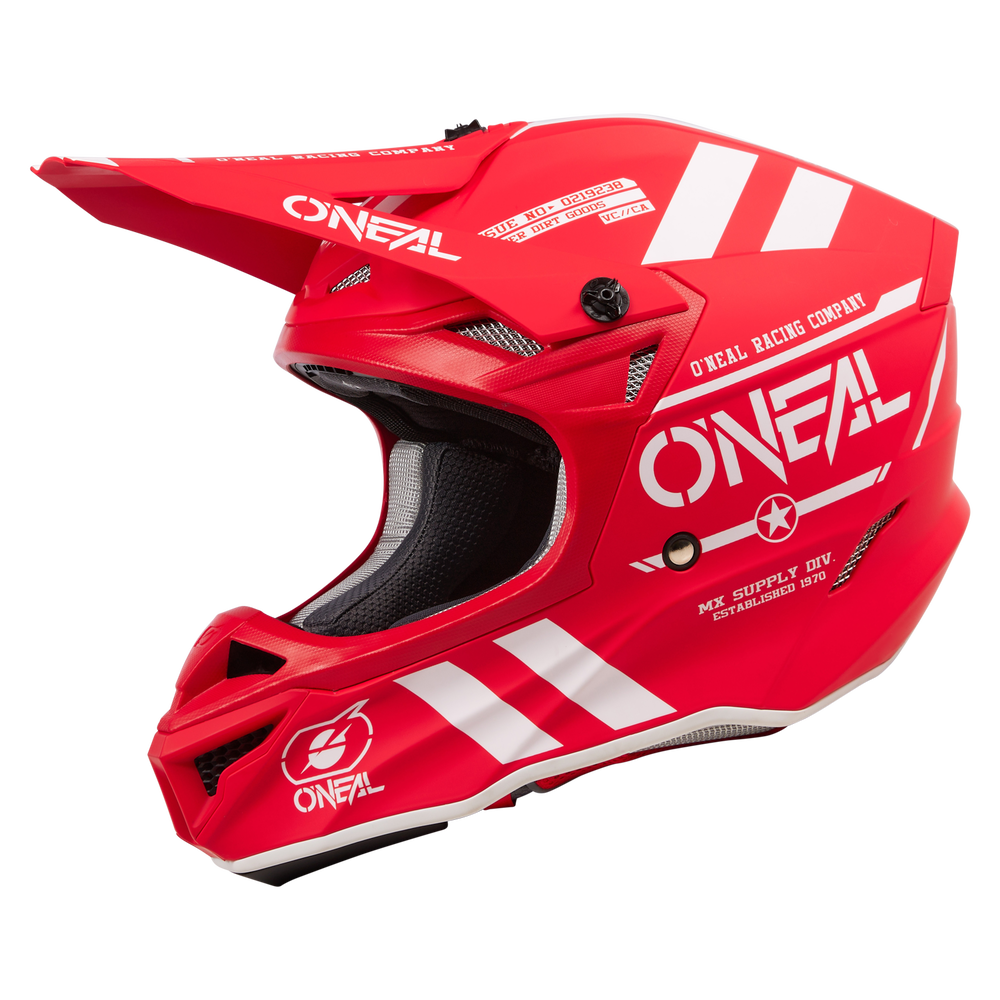 O'Neal 5 SRS Warhawk Helmet Red