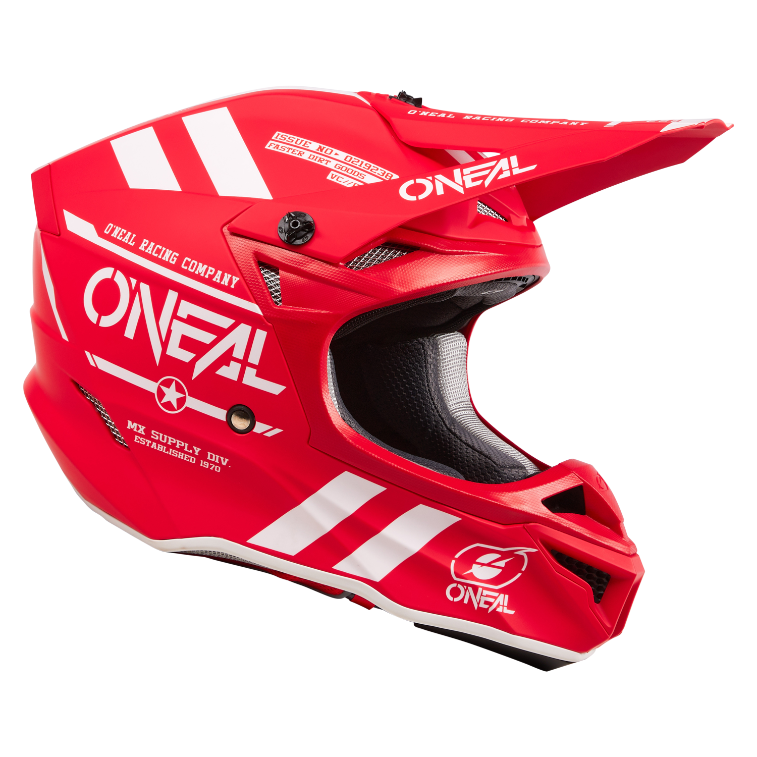 O'Neal 5 SRS Warhawk Helmet Red