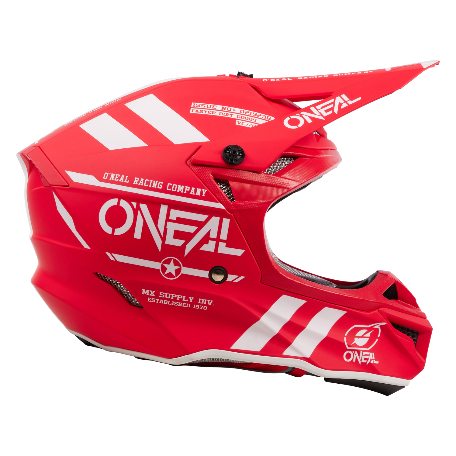 O'Neal 5 SRS Warhawk Helmet Red
