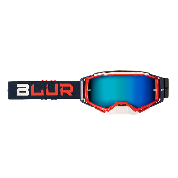 B-40 Goggle Blue / Red