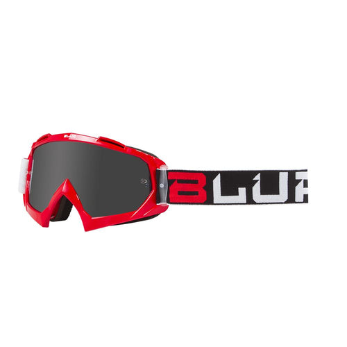 B-10 Goggle Black/White/Red Red