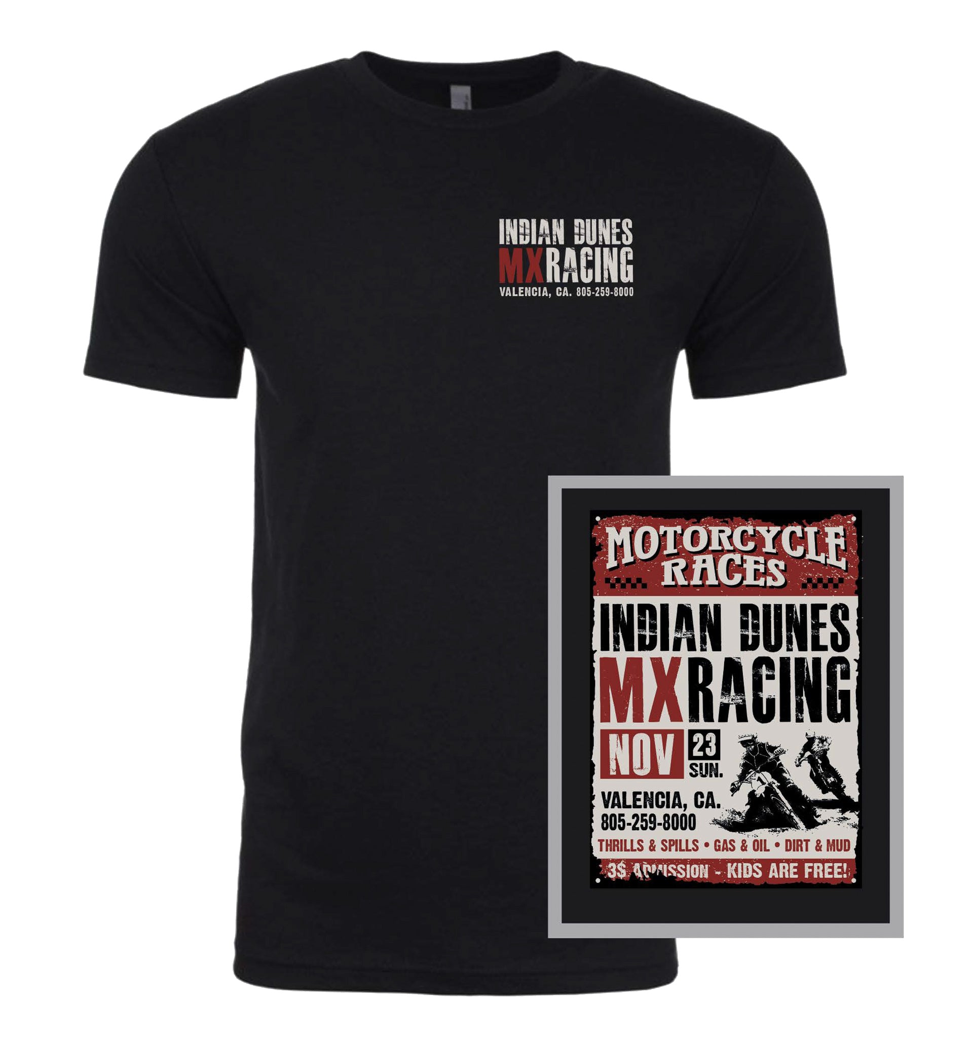 INDIAND Sunday T-Shirt Black