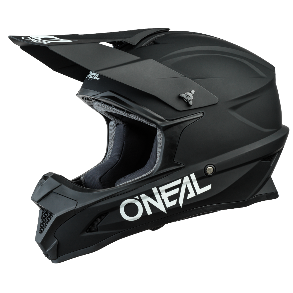 O'Neal 1 SRS Solid Helmet Black