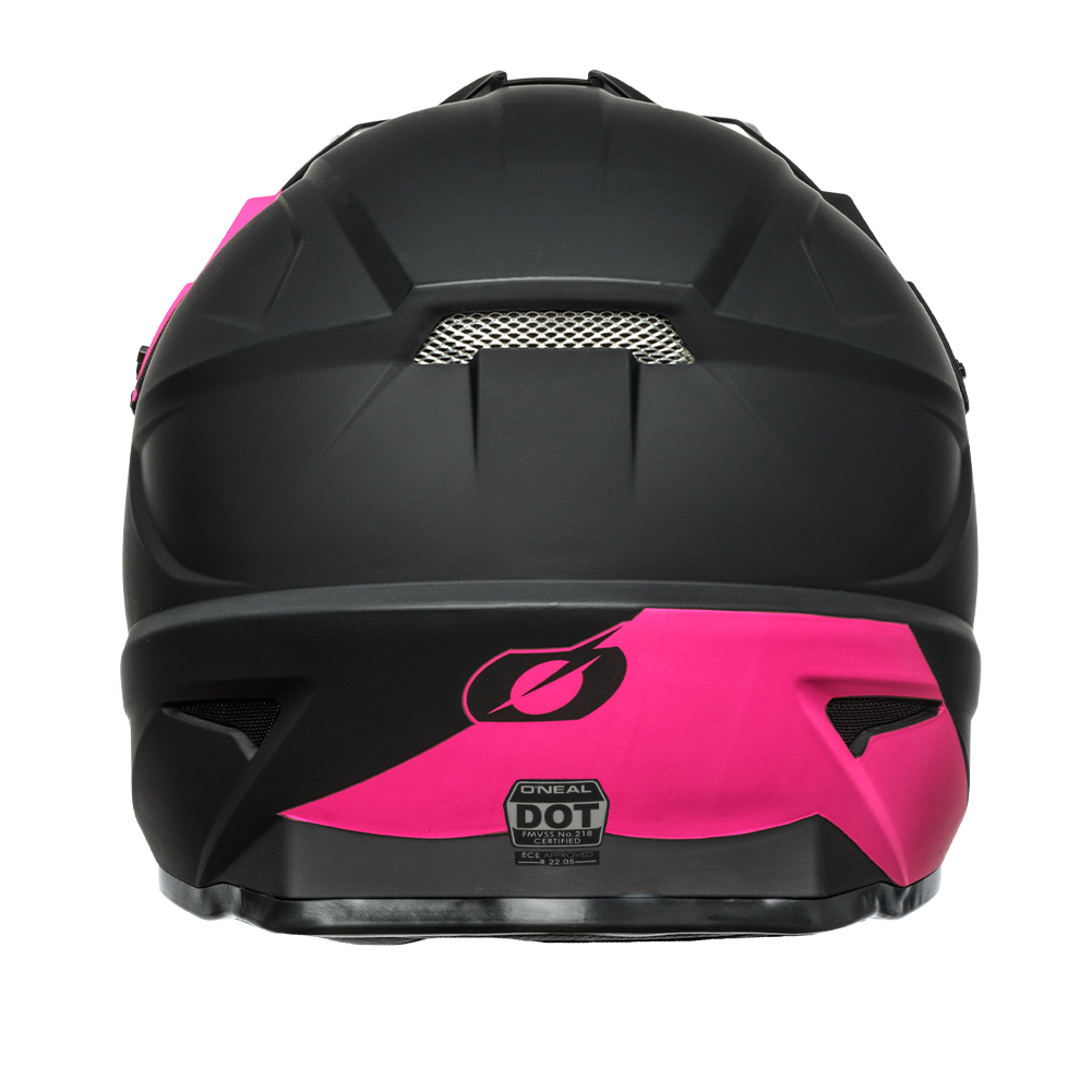 O'Neal 1 SRS Solid Helmet Black/Pink