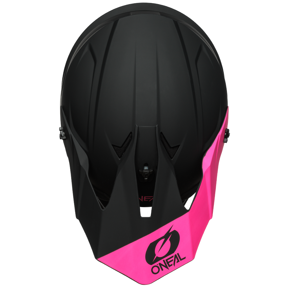 O'Neal 1 SRS Solid Helmet Black/Pink