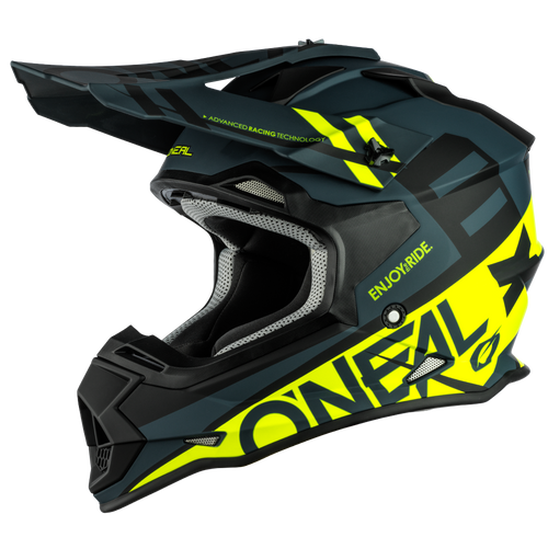 2 SRS Spyde Helmet Black/Hi-Viz undefined