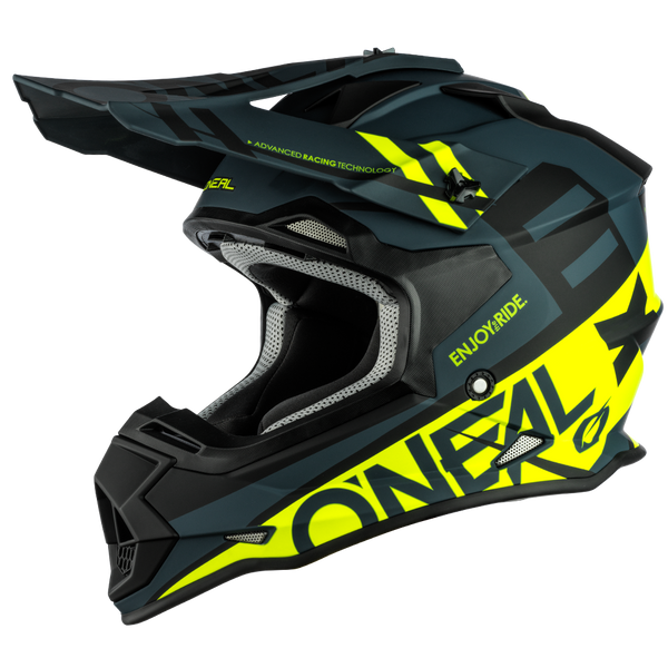 2 SRS Spyde Helmet Black/Hi-Viz