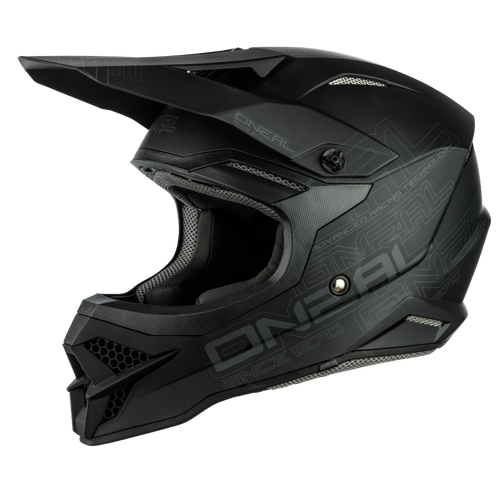 3 SRS Flat 2.0 Helmet Black XL