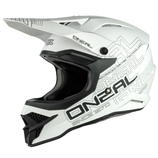 3 SRS Flat 2.0 Helmet White