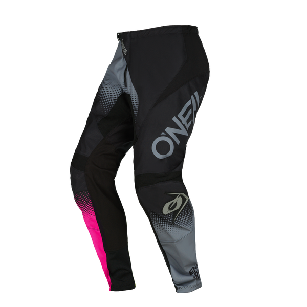 O'NEAL Girls Element Youth Racewear Pant Black/Gray/Pink