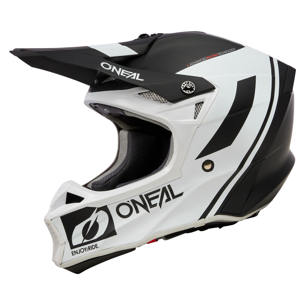 O'Neal 10 SRS Flow Helmet Black/White
