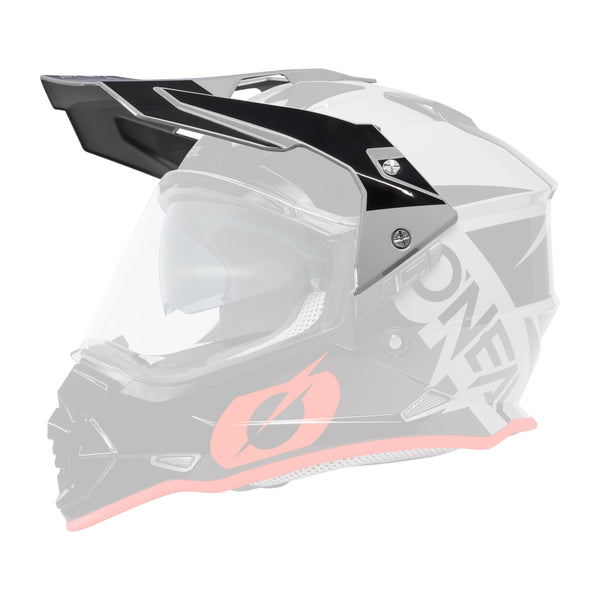 Replacement Sierra R Gray/Black/Red Visor