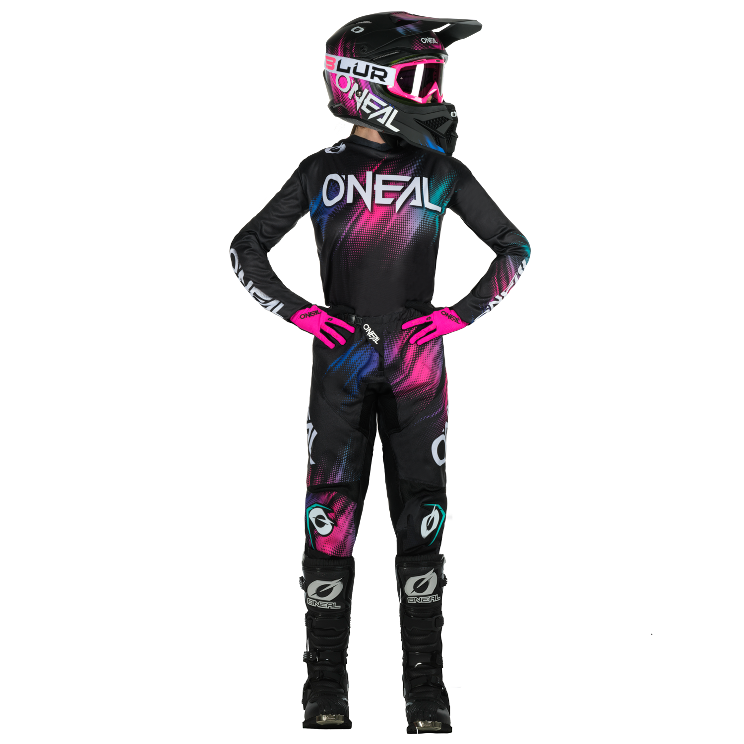 O'NEAL Women's Element Voltage Pant Black/Multi