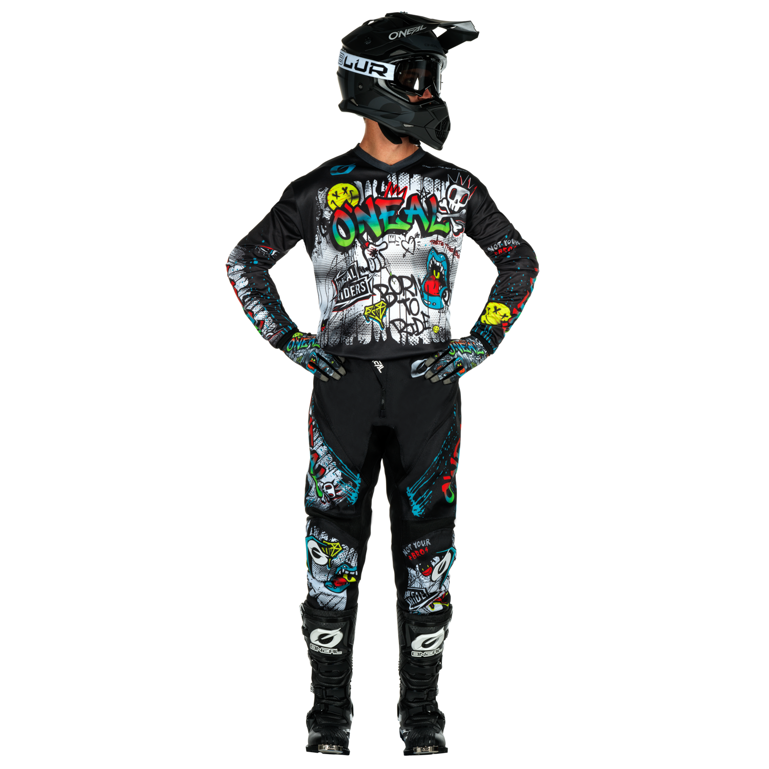 O'NEAL Element Rancid Pant Black/White