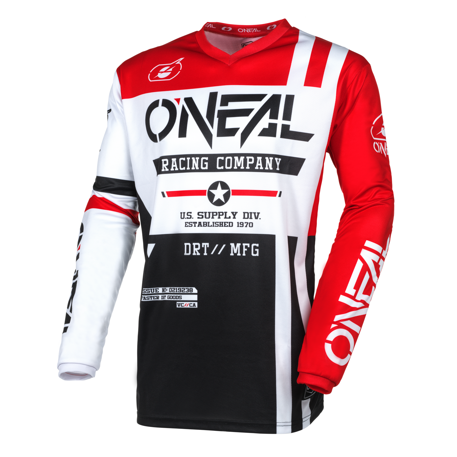 O'NEAL Element Warhawk Jersey Black/White/Red