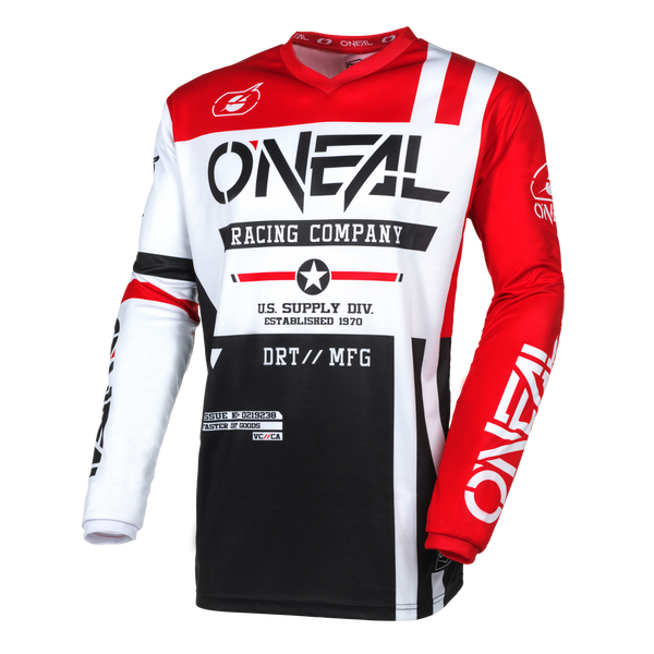 O'NEAL Youth Element Warhawk V.24 Jersey Black/White/Red